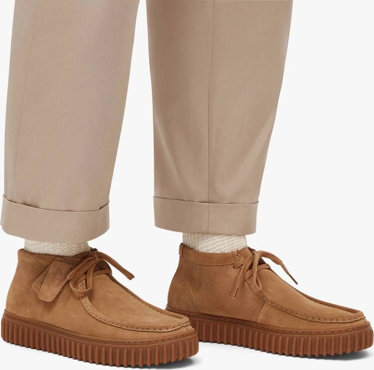 Clarks Torhill hi suède veterboots cognac