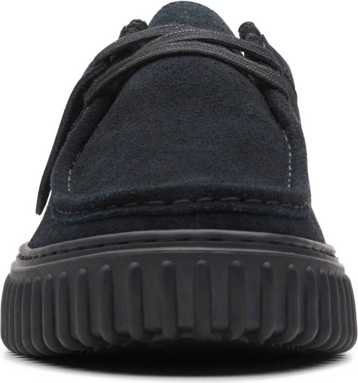 Clarks Torhill low suède bootschoenen zwart