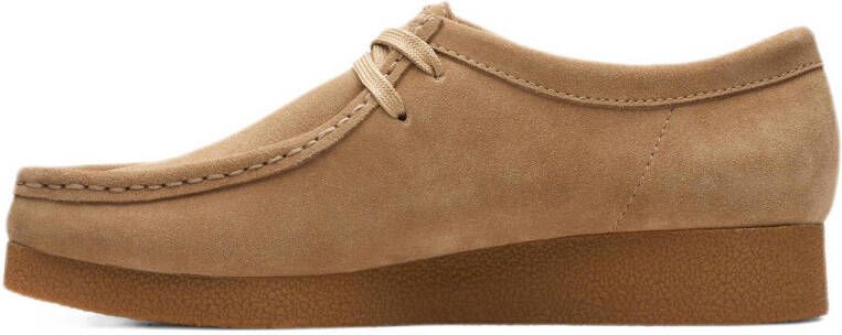 Clarks Wallabee evo suède bootschoenen zand