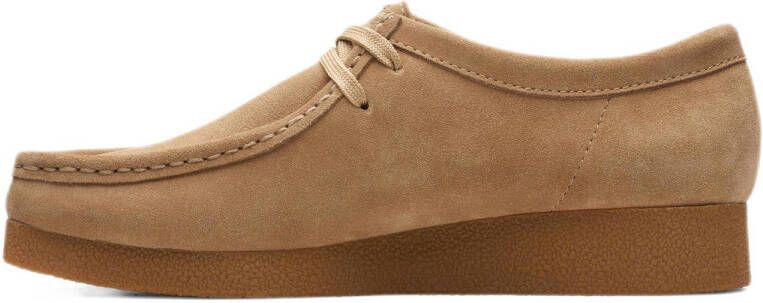 Clarks WALLABEE~EVO~SH~~~~~~~~~~~~~~~ Dames veterschoenen Wit beige