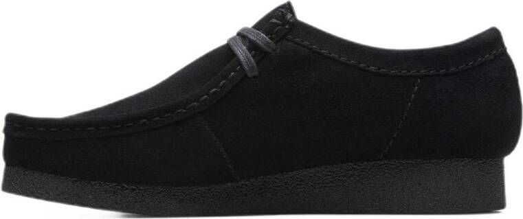 Clarks Wallabee evov suède bootschoenen zwart