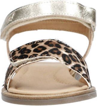 Clic! leren sandalen zilver