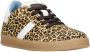 Clic! suède sneakers met panterprint beige zwart - Thumbnail 3