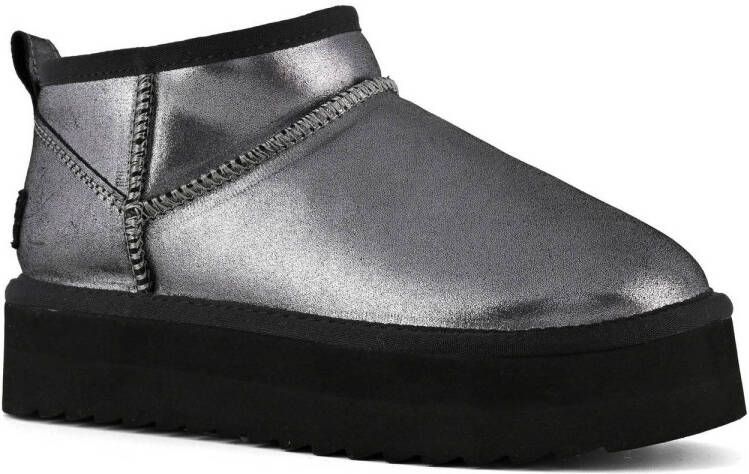 Colors of California suède enkelboots staal