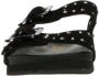 Colors of California suède slippers met studs zwart - Thumbnail 5