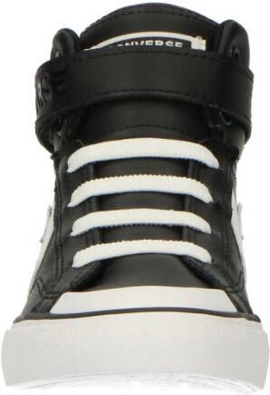 Converse Pro Blaze Strap leren sneakers zwart wit