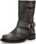 Copenhagen Shoes Heartbeat leren bikerboots zwartgrijs - Thumbnail 2