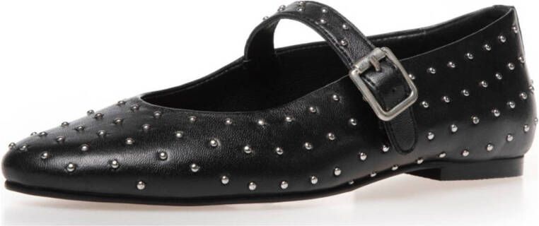 Copenhagen Shoes leren ballerina's zwart