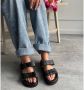 Copenhagen Shoes leren slippers zwart - Thumbnail 3
