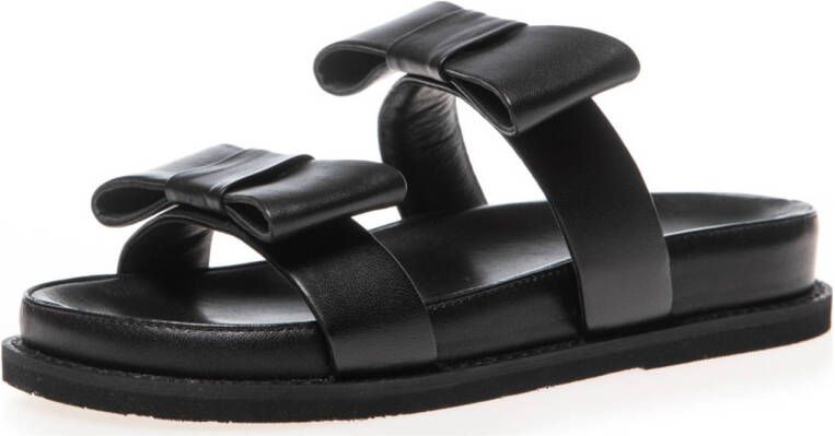 Copenhagen Shoes leren slippers zwart