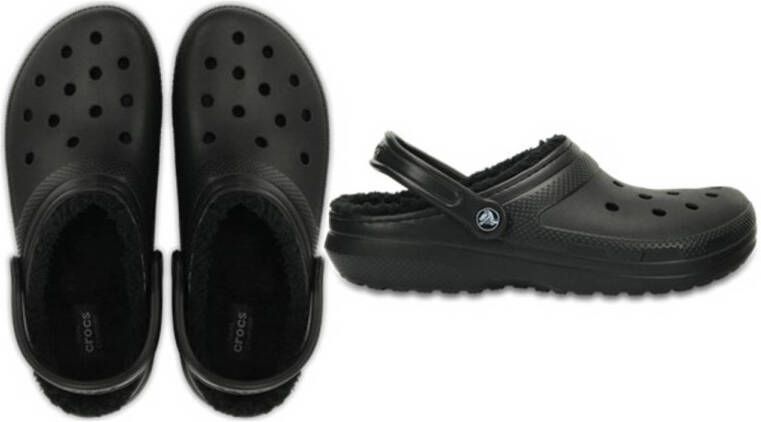 Crocs gevoerde clogs zwart