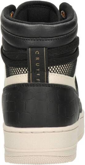 Cruyff Campo High Lux sneakers zwart ecru