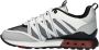 Cruyff Fearia sneakers wit rood Jongens Imitatieleer 33 - Thumbnail 3