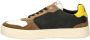 Cruyff Zwarte Leren Platform Sneaker Multicolor Heren - Thumbnail 2