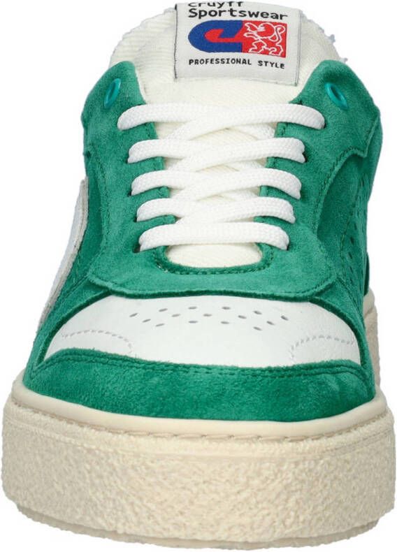 Cruyff Slice suède sneakers groen