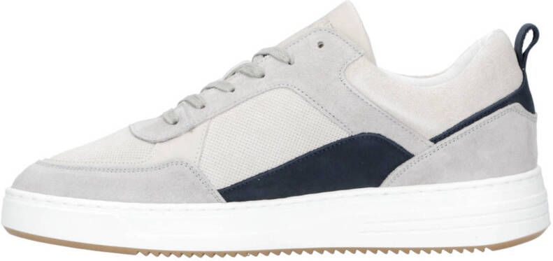 Cycleur de Luxe Commuter suède sneakers grijs donkerblauw