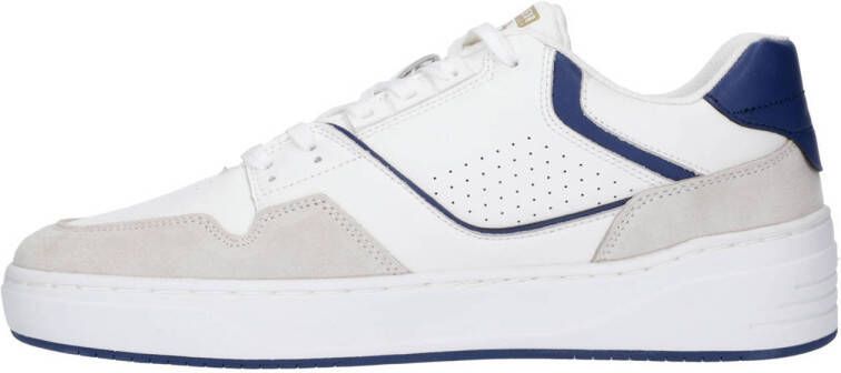 Cycleur de Luxe leren sneakers wit blauw