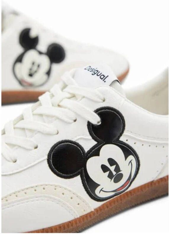 Desigual Mickey Mouse sneakers wit