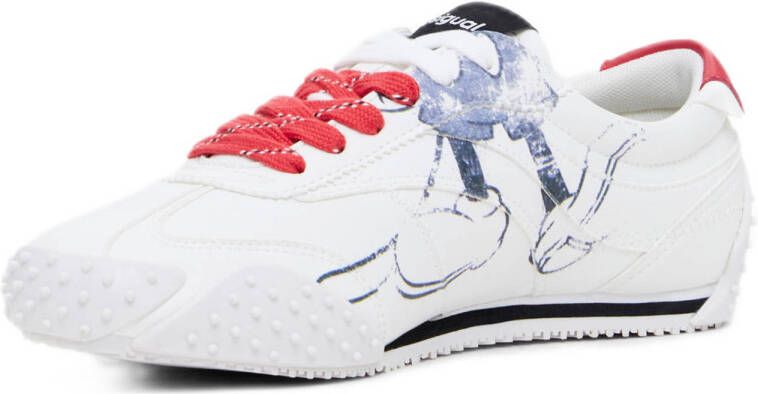 Desigual Mickey Mouse sneakers wit