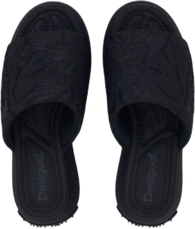 Desigual slippers zwart