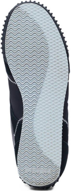 Desigual suède sneakers zwart