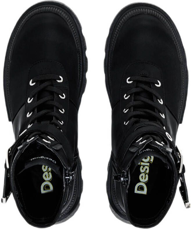 Desigual veterboots zwart