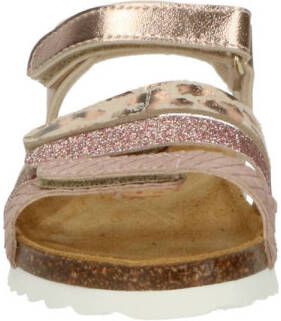 Develab 48304 leren sandalen roze