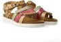 Develab 48344 leren sandalen roze beige Meisjes Imitatieleer Meerkleurig 29 - Thumbnail 4