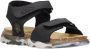 Develab Velcro Sandalen zwart Imitatieleer - Thumbnail 10