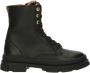 Develab leren veterboots zwart Meisjes Leer 33 | Enkelboot van - Thumbnail 1