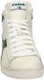 Diadora hoge leren sneakers off white groen - Thumbnail 3