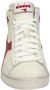 Diadora hoge leren sneakers off white rood - Thumbnail 3