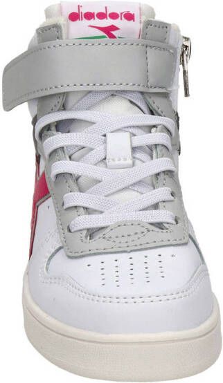 Diadora Magic Basket Mid PS hoge leren sneakers grijs multi