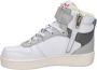 Diadora Magic Basket Mid PS hoge leren sneakers grijs multi - Thumbnail 7