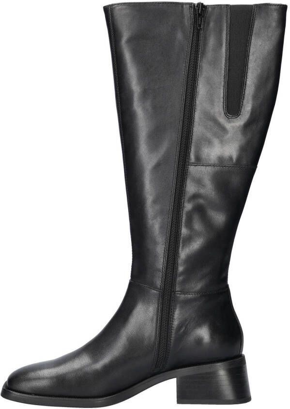 Vagabond Blanca leren hoge laarzen zwart