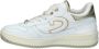 Cruyff Junior Campo Low Kid Lage sneakers Leren Sneaker Meisjes Wit - Thumbnail 7