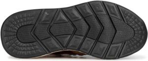 POSH by Poelman CAROCEL Dames Sneakers Bruin met combinatie