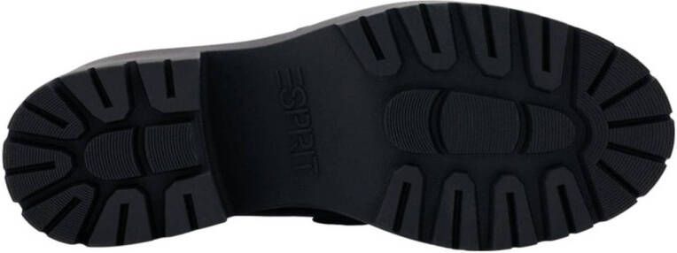 ESPRIT chunky loafers zwart