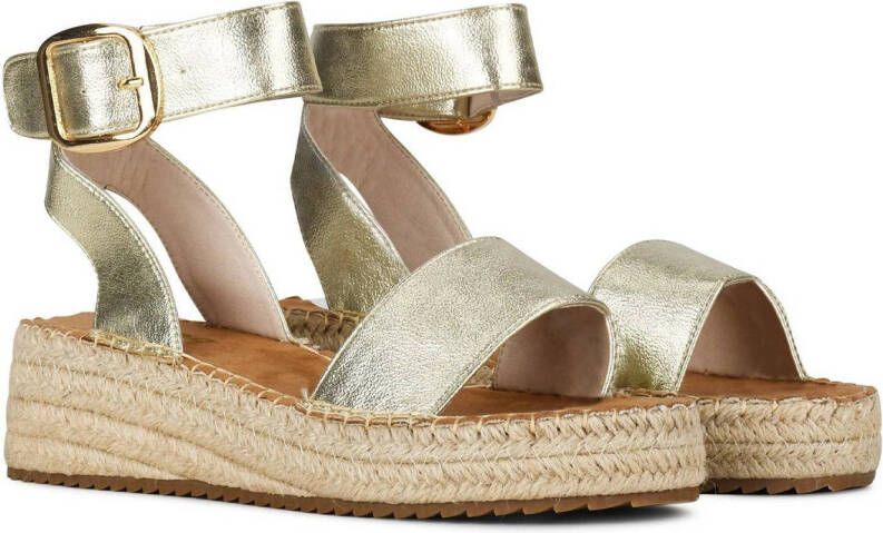 POSH by Poelman Dyna espadrilles goud