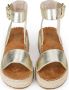 POSH by Poelman DYNA Dames Sandalen Goud - Thumbnail 3