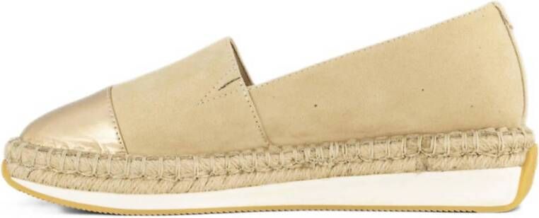 espadrilles beige goud