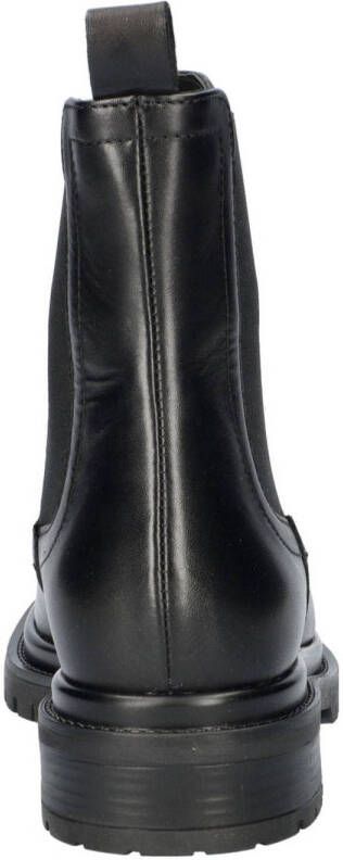 Nelson leren chelsea boots zwart