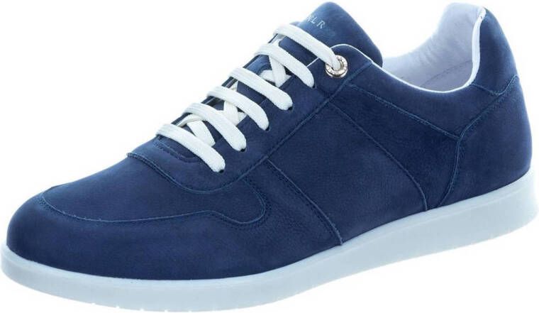 Van Lier Mercato nubuck sneakers blauw