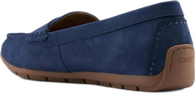 ESPRIT mocassins donkerblauw