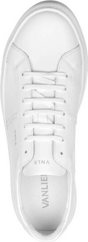 Van Lier Novara leren sneakers wit