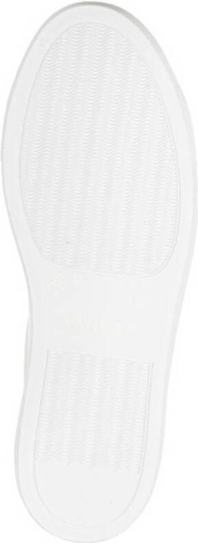 Van Lier Novara leren sneakers wit
