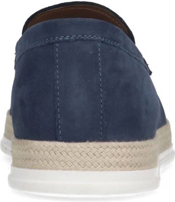 Manfield nubuck loafers blauw