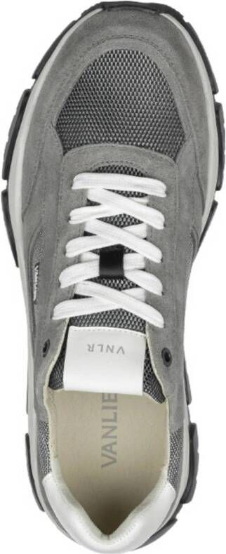 Van Lier Raptor suède sneakers grijs