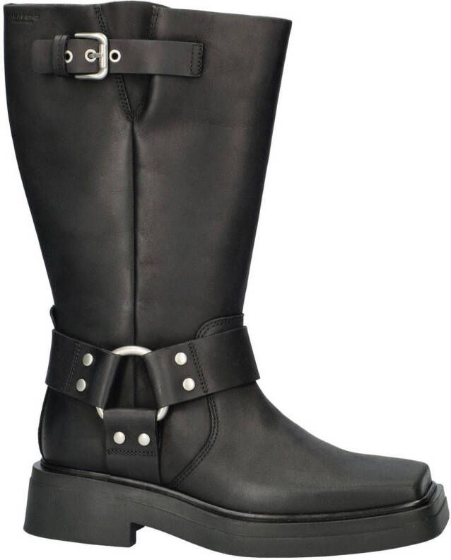 Vagabond Shoemakers Eyra leren bikerboots zwart