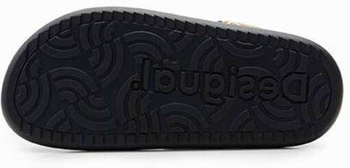 Desigual sandalen zwart wit